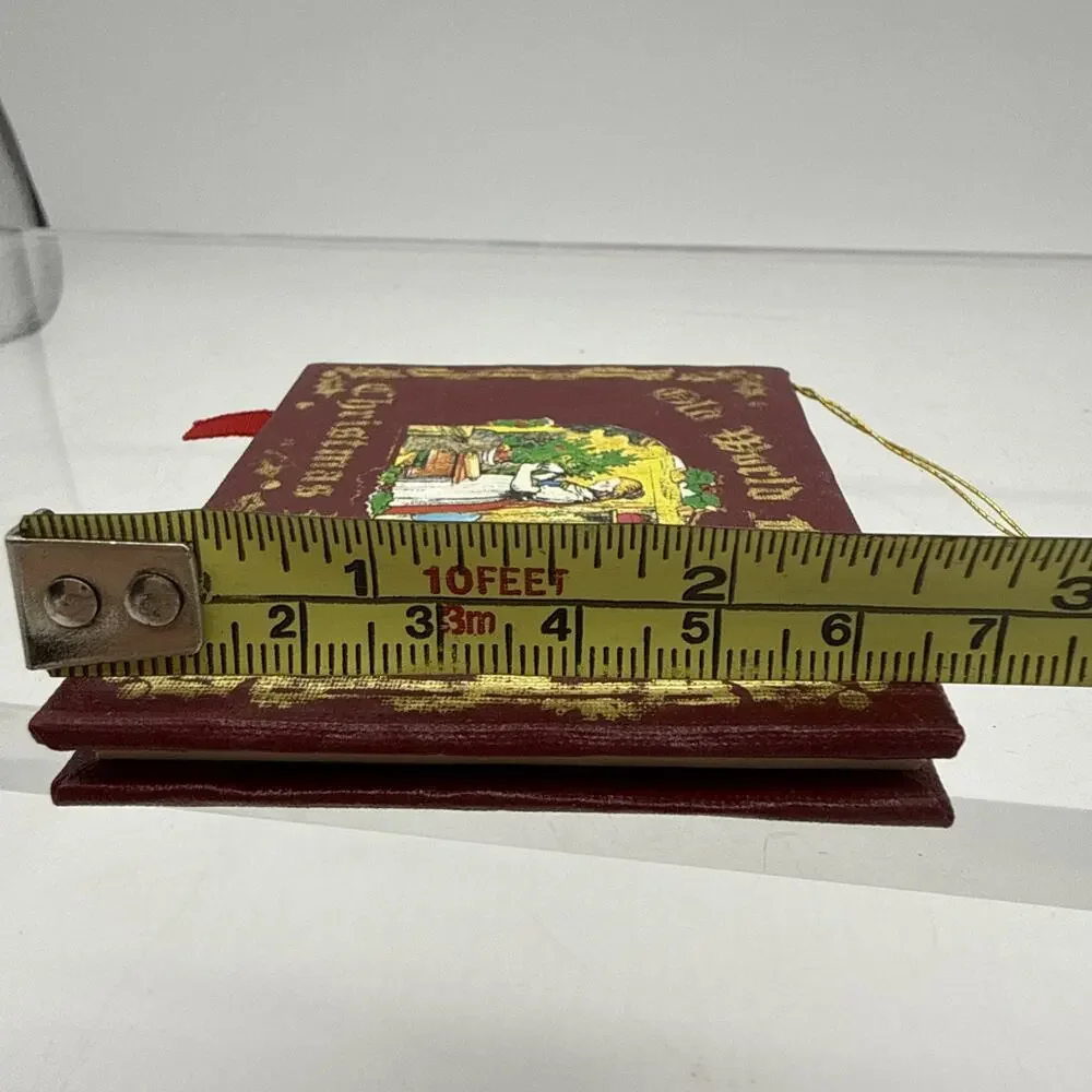 Old World Favorite Christmas Recipes Ornament Kurt A. Adler 1982 Mini Book READ
